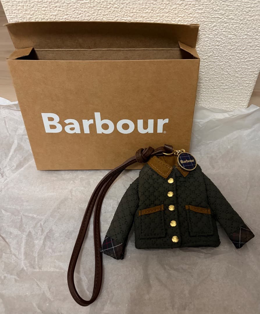 Barbour ジャケット型キーホルダー