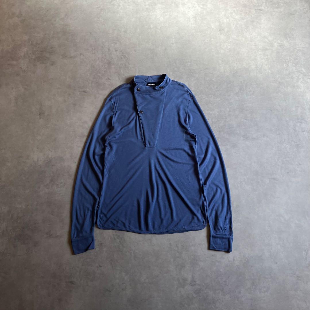 トップス 00s giorgio armani rayon silk cutsew