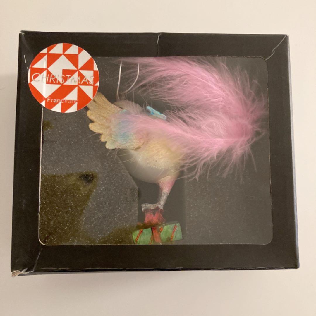 フランフラン ガラス オーナメント 鳥 双眼鏡 プレゼント