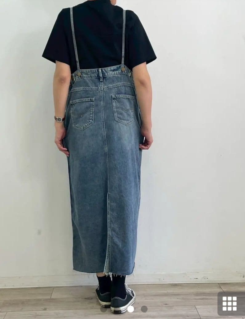 新品・未使用　ポリーヌ・ブロー　デニム ジャンスカ　フリーサイズ