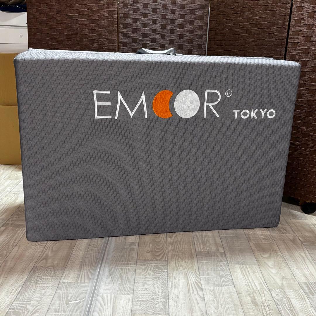 EMOOR GRAND 高反発　三つ折りマットレス　シングル　マットレス　寝具
