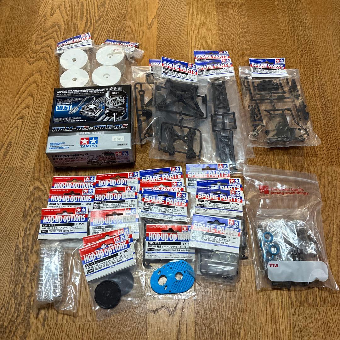 ▫️Tamiya タミヤ TRF201シャーシ、3PM、他パーツ