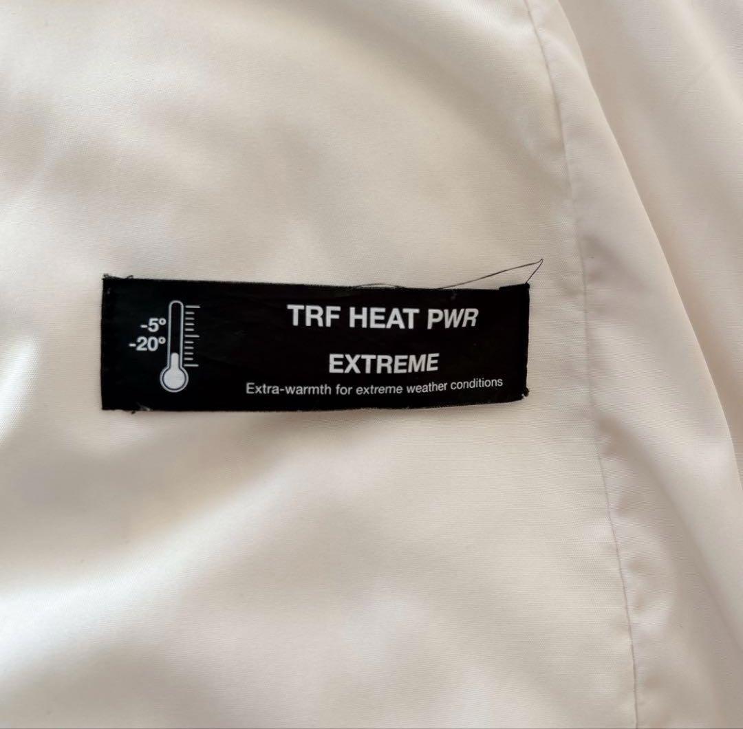 S*》様 【美品】ZARA ザラ ファー付きダウンジャケット Ｌ白 ウエストシェ