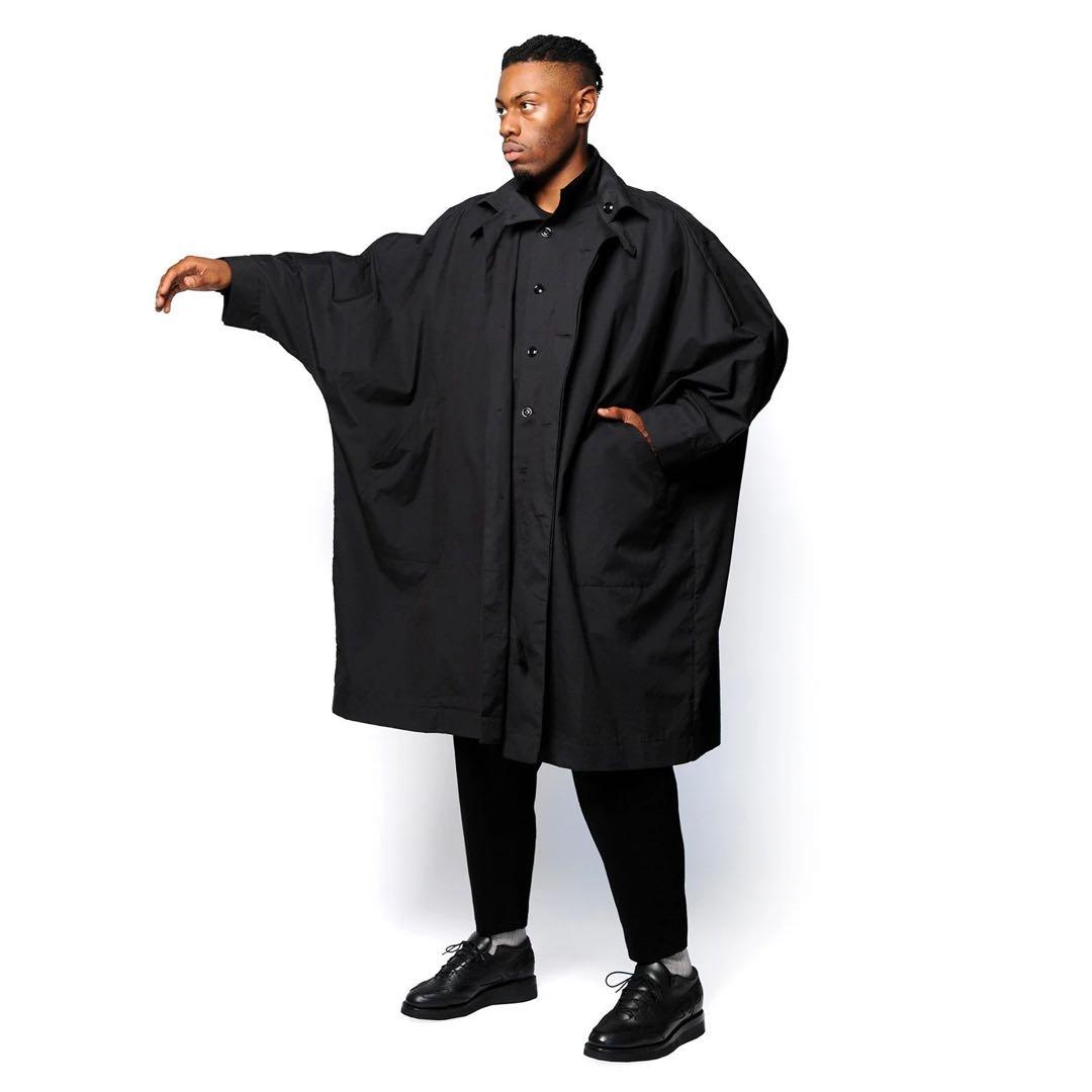 monitaly BATMAN COAT ストライプ オーバー コート