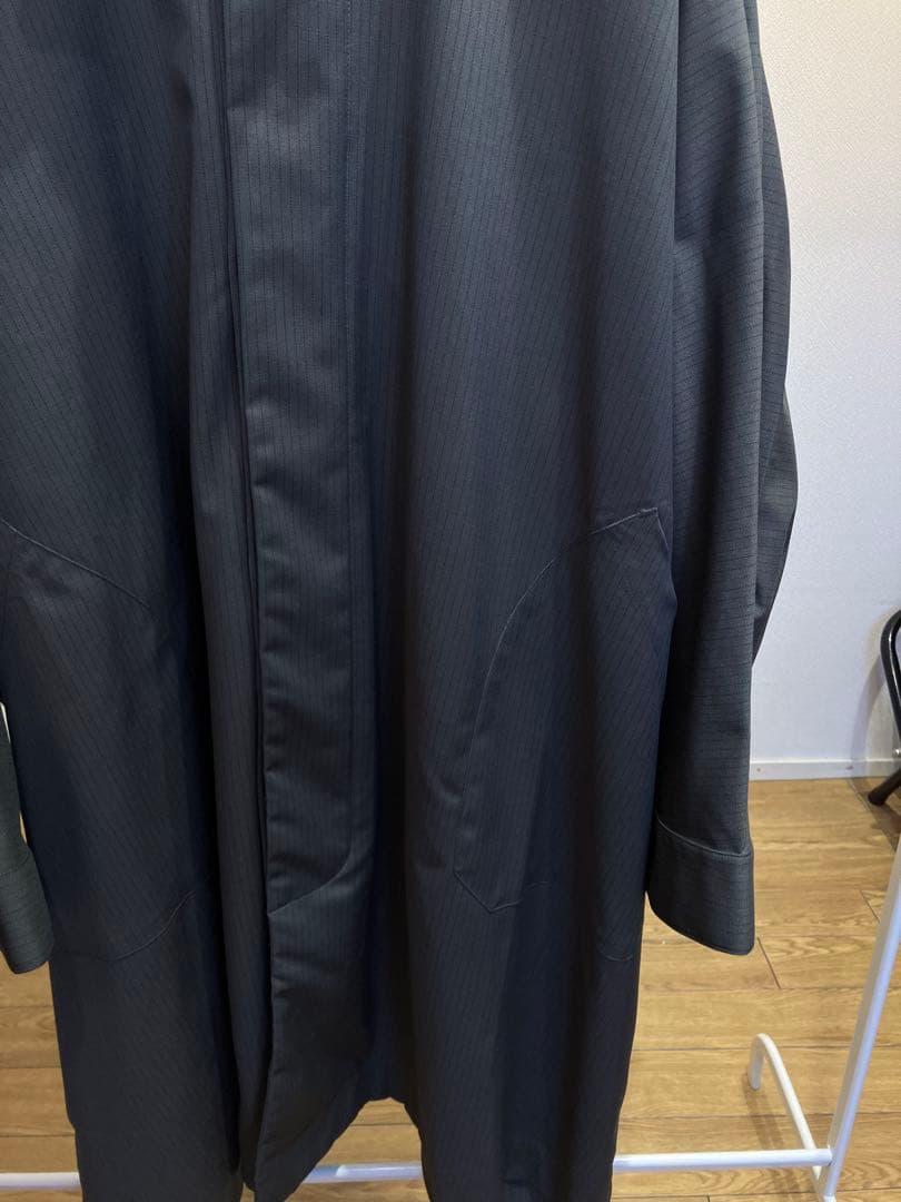 monitaly BATMAN COAT ストライプ オーバー コート