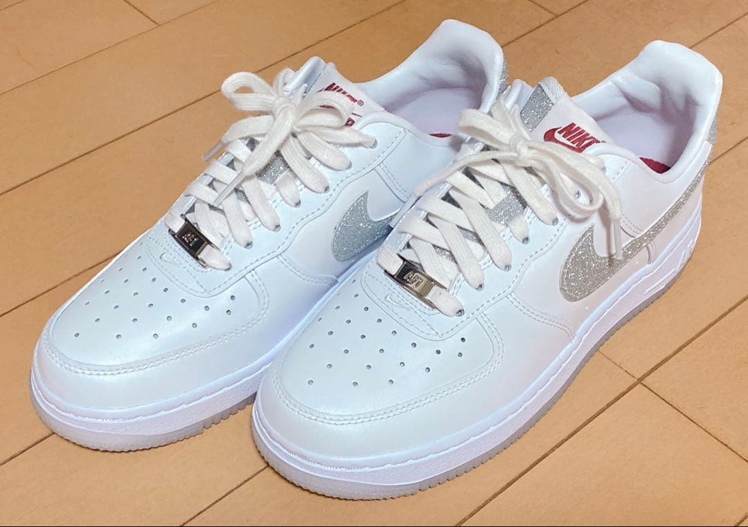 Nike Air Force 1 ホワイト グリッター　23.5cm