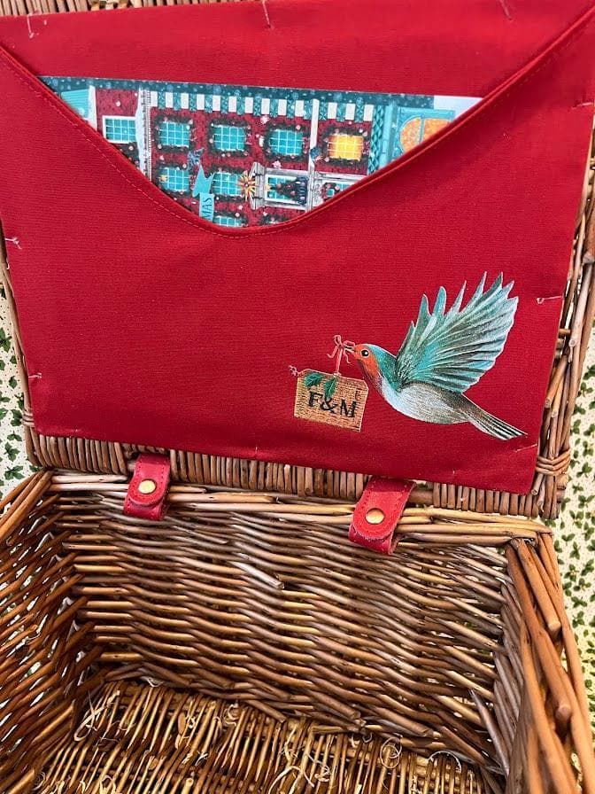 【ラスト1点レア】新作「サンタさんからの手紙ハンパー・バスケット」フォートナム