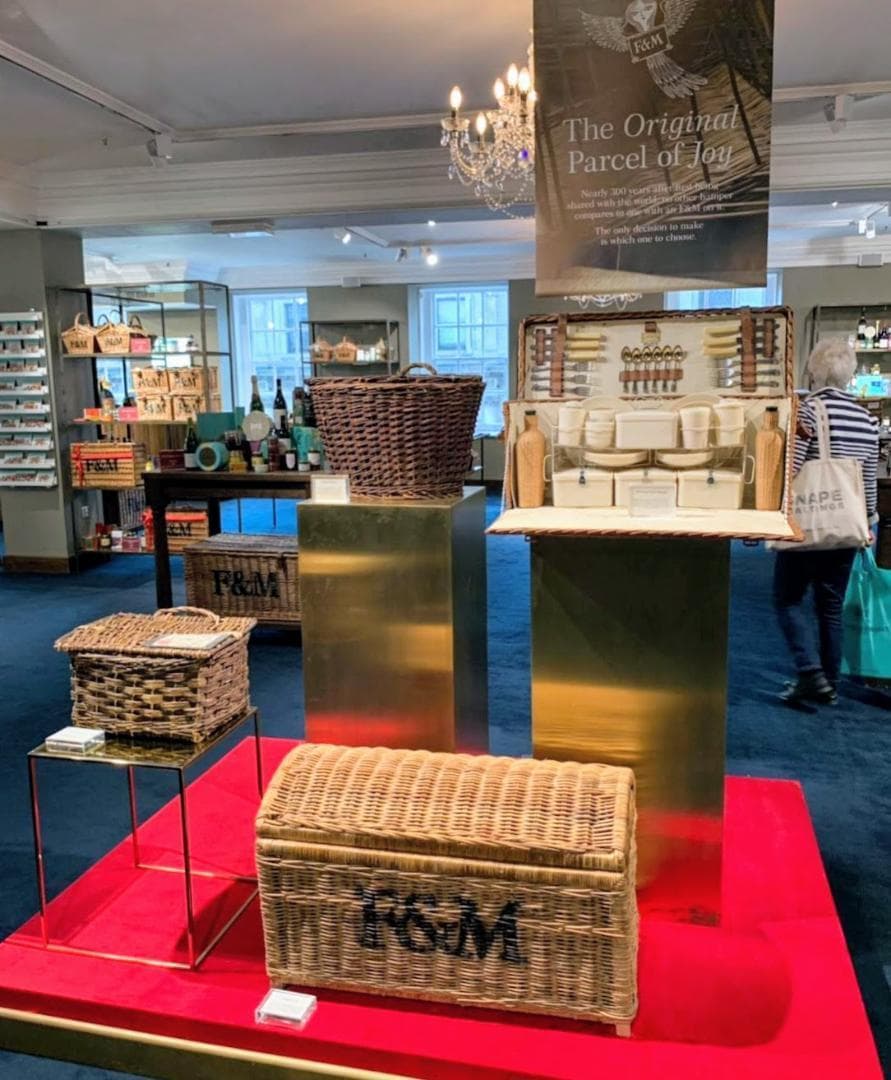 【ラスト1点レア】新作「サンタさんからの手紙ハンパー・バスケット」フォートナム