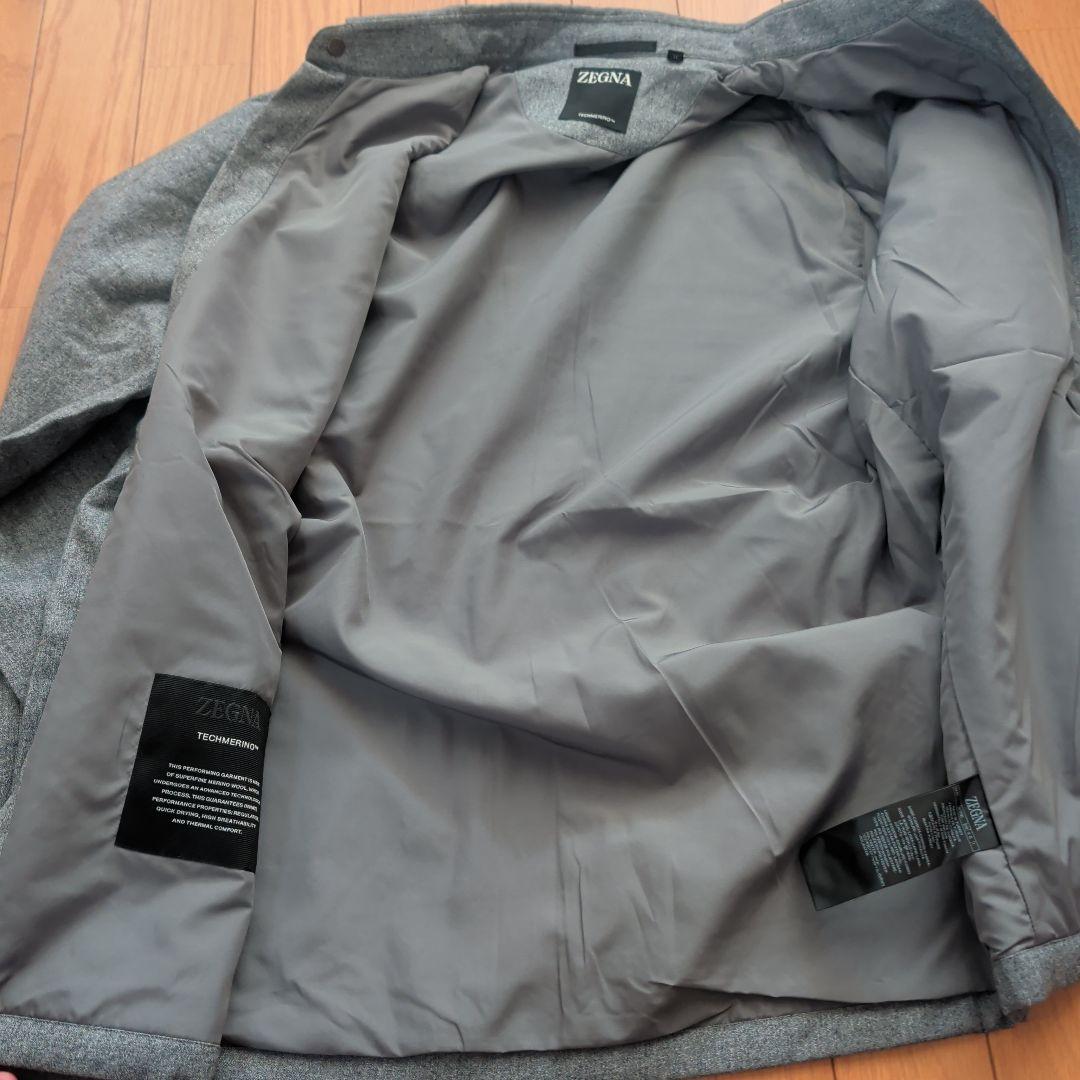 【上下セット】ZEGNA ゼニア 中綿入り長袖シャツジャケット