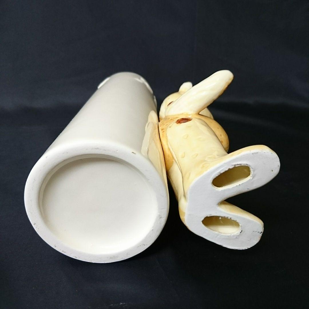 未使用保管品 seto craft 陶器花瓶 bear クマ　瀬戸焼