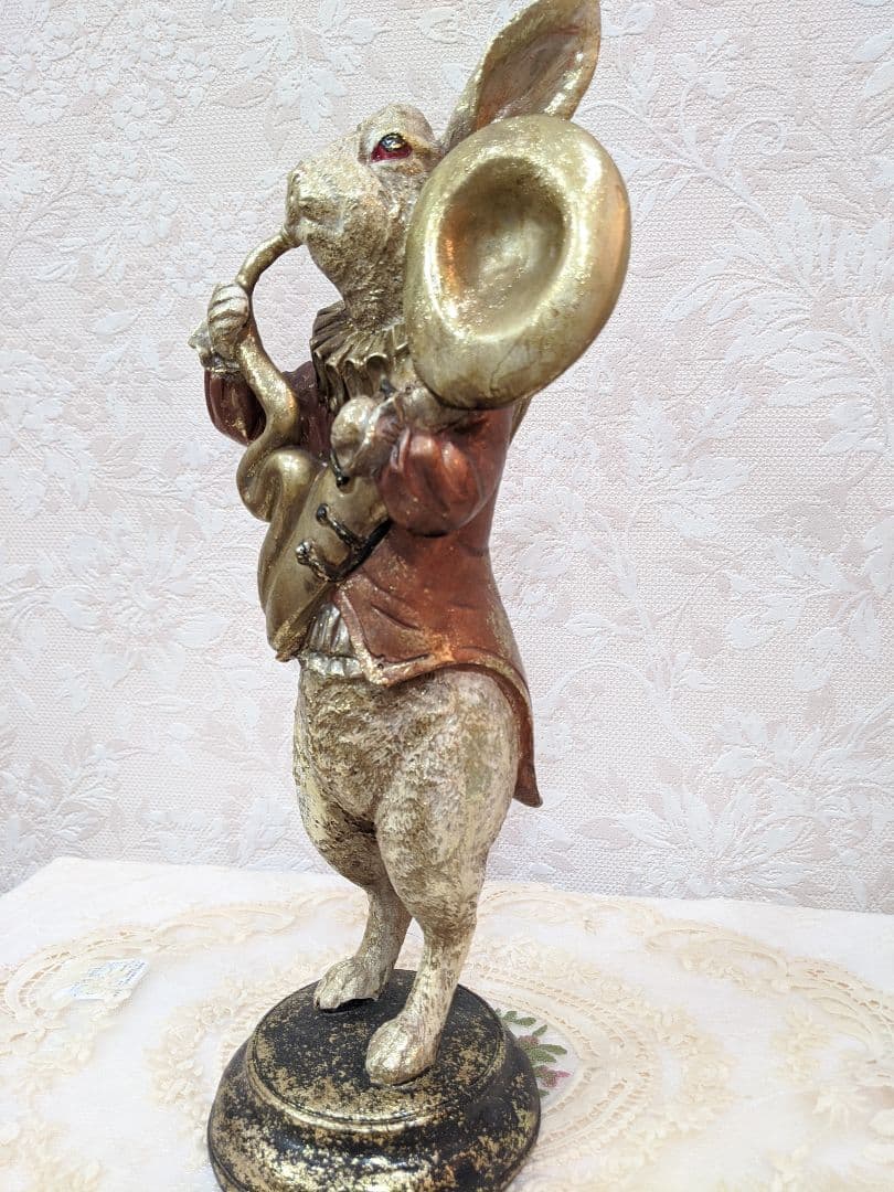【お値下げ】ウサギの置物♡バロック調スタイル♡ロココ調♡アンティーク♡
