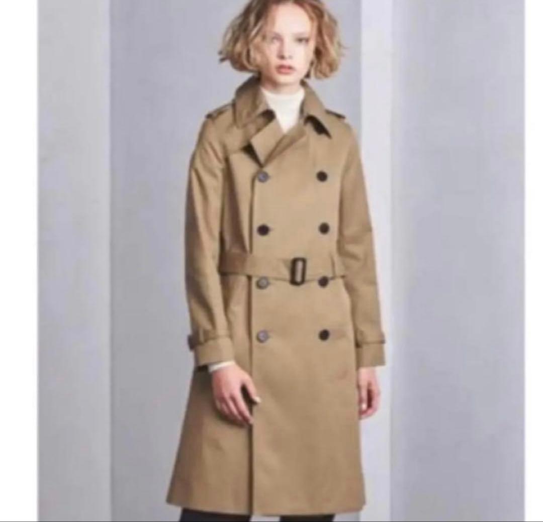 HYKE ベージュ トレンチコート 美品 HYKE ライナー付 M