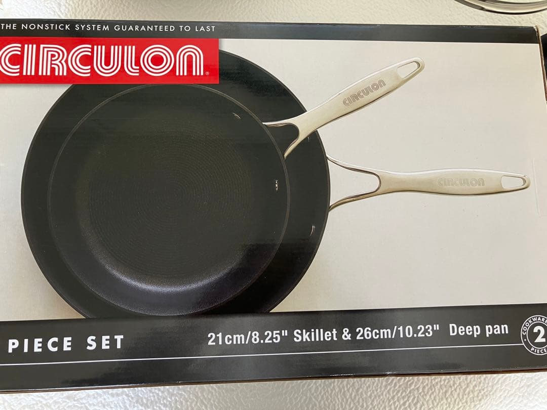 マイヤー　サーキュロン　21cmフライパンと26cmディープパンのセット