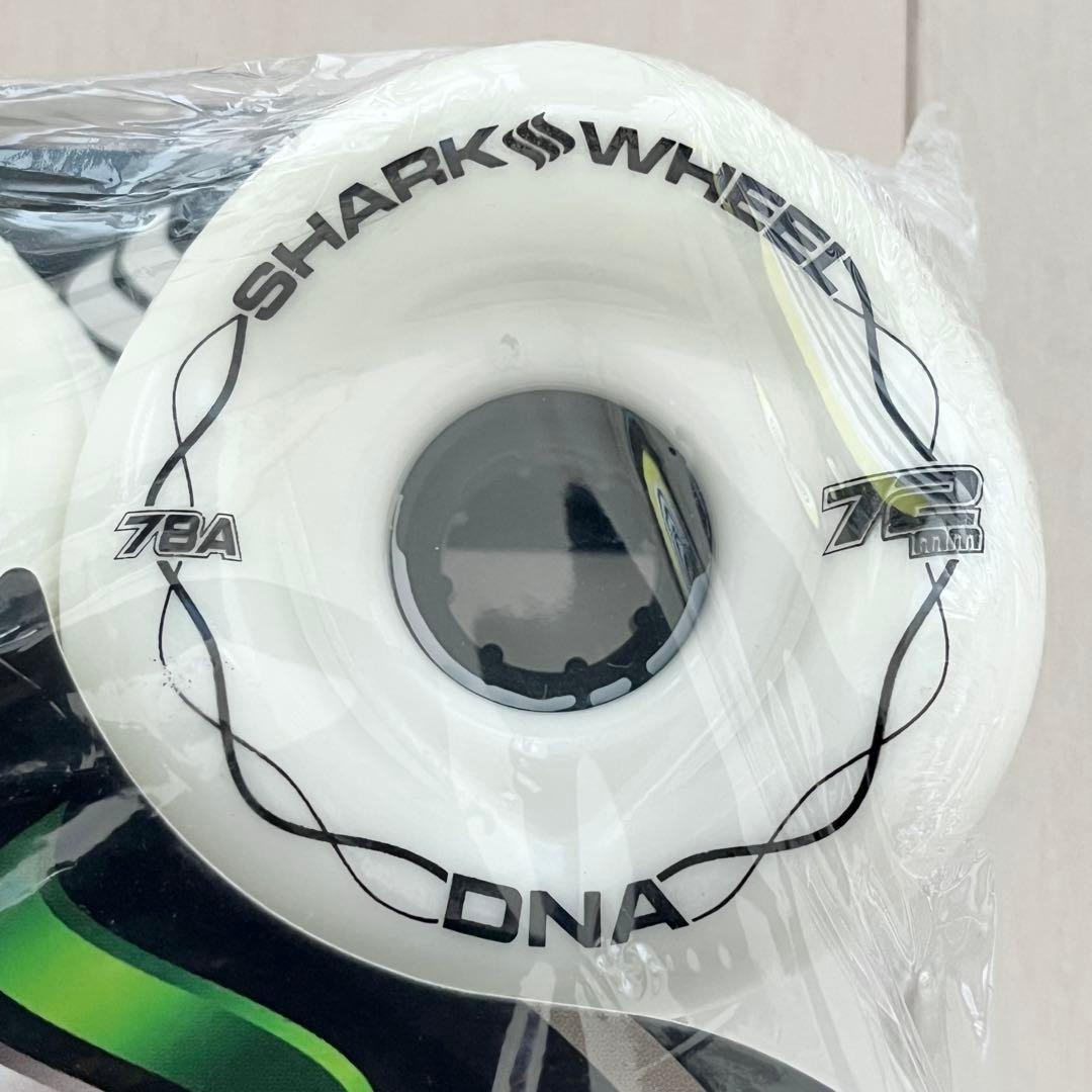 9☆新品 未開封☆ シャークウィール 72mm 78a ホワイト