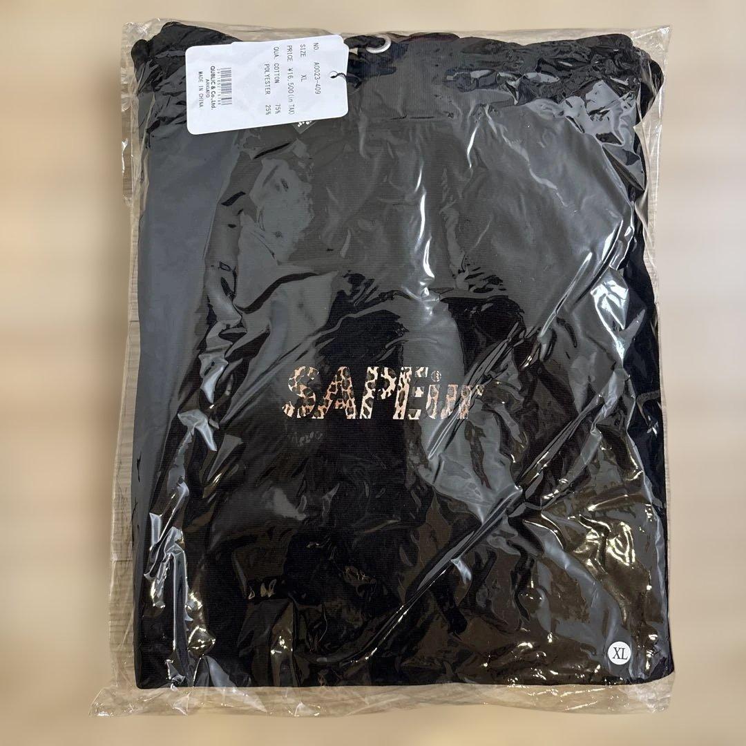 き*ず様 SAPEur サプール ロッドマン レオパード フーディ ブラック X