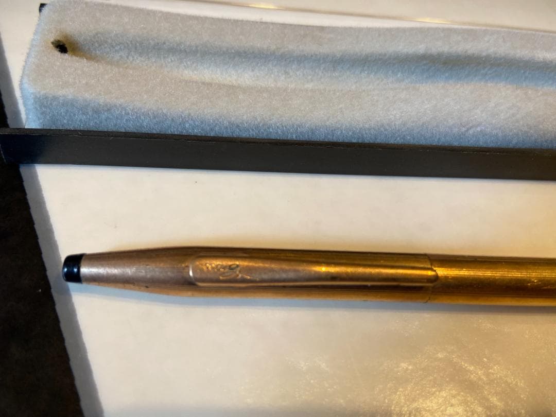 ◇クロス CROSS ボールペン 14KT GOLD 筆記体 ヴィンテージ(2)