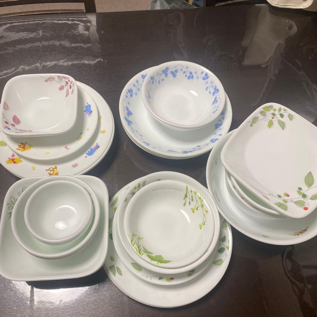 コレール食器大小深浅あり30個セット超お得！