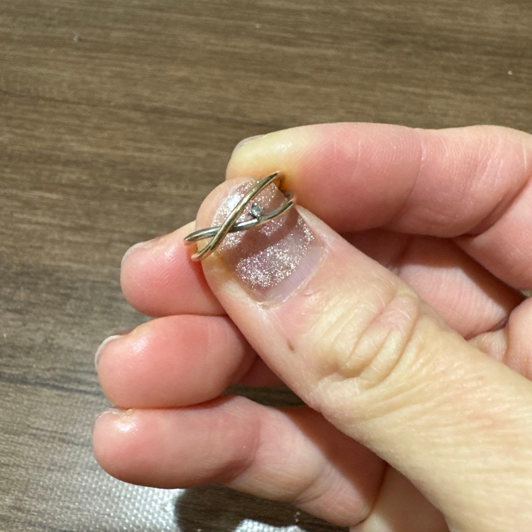 ☆*☆様 エテ☆k10 クロスデザインリング