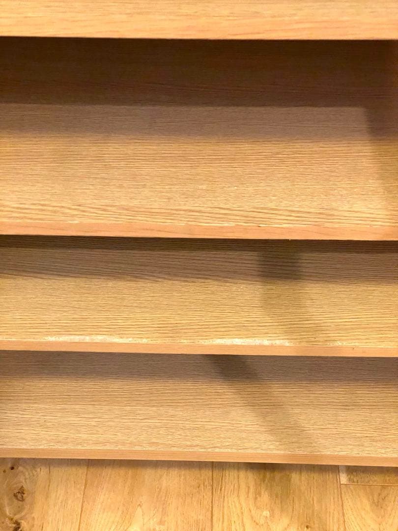 ✴︎都内引き取りのみ✴︎MUJI✴︎木製食器棚 ✴︎ガラス扉 ✴︎廃盤✴︎希少品✴︎オーク突板