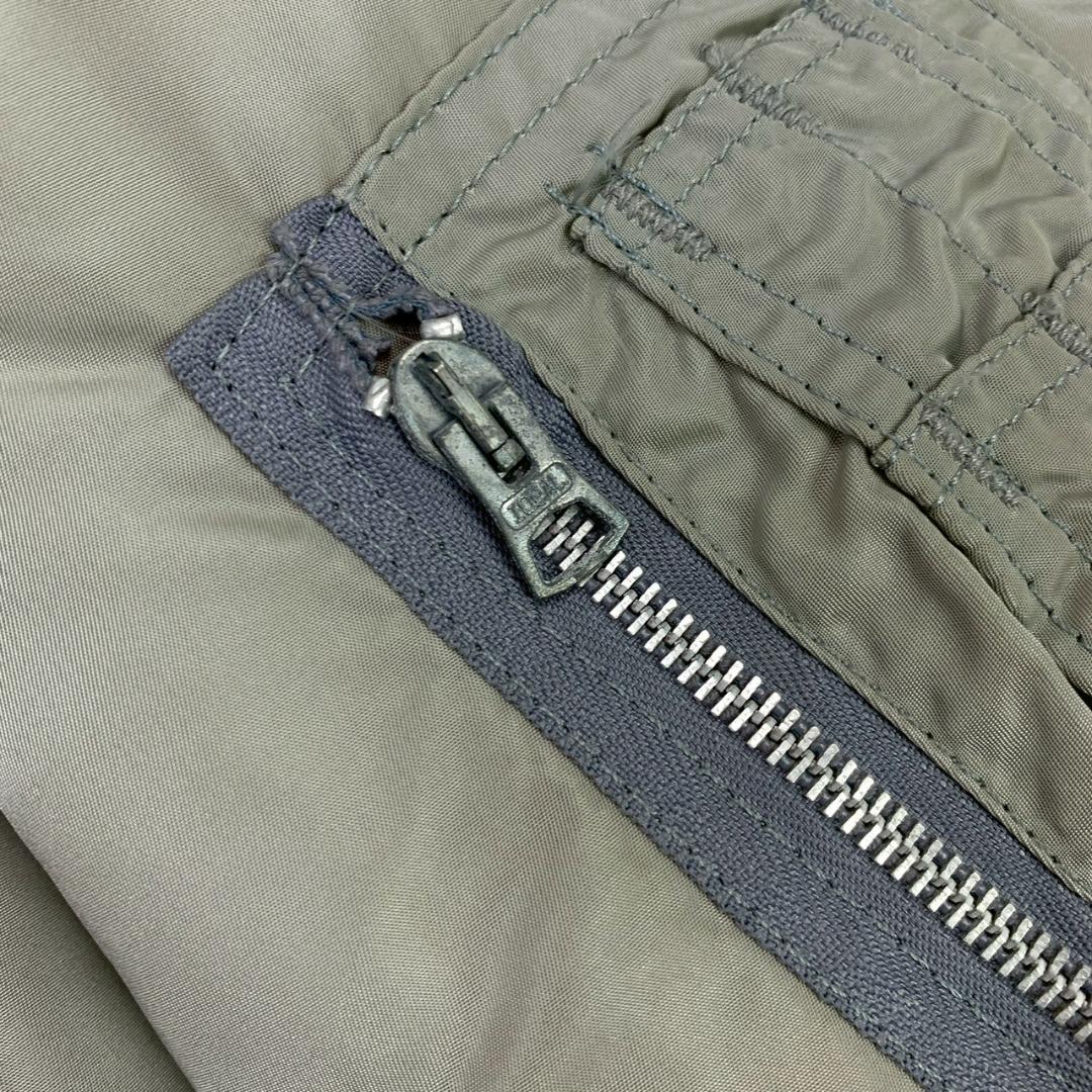 希少カラー★ 90s USA製 ALPHA MA-1 シルバー XL　D924