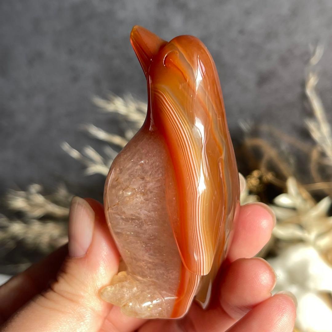 カーネリアン ペンギン インテリア小物