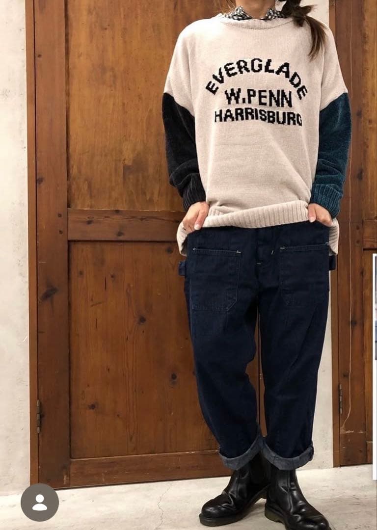 新品未使用　MEDELL メデル　ガーメントデニム　岡山デニム　L