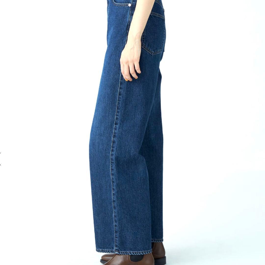 ☆新品タグ付☆ 現行モデル MACPHEE ワイドデニム 日本製 L相当 36