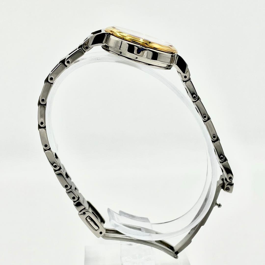 【稼働】セイコー 1B25-0AA0 ルキア 電波ソーラー デイト 腕時計