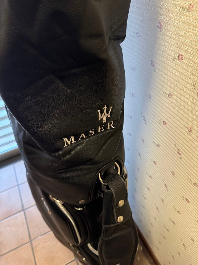 マセラティ　MASERATI ゴルフバッグ キャディバッグ 黒