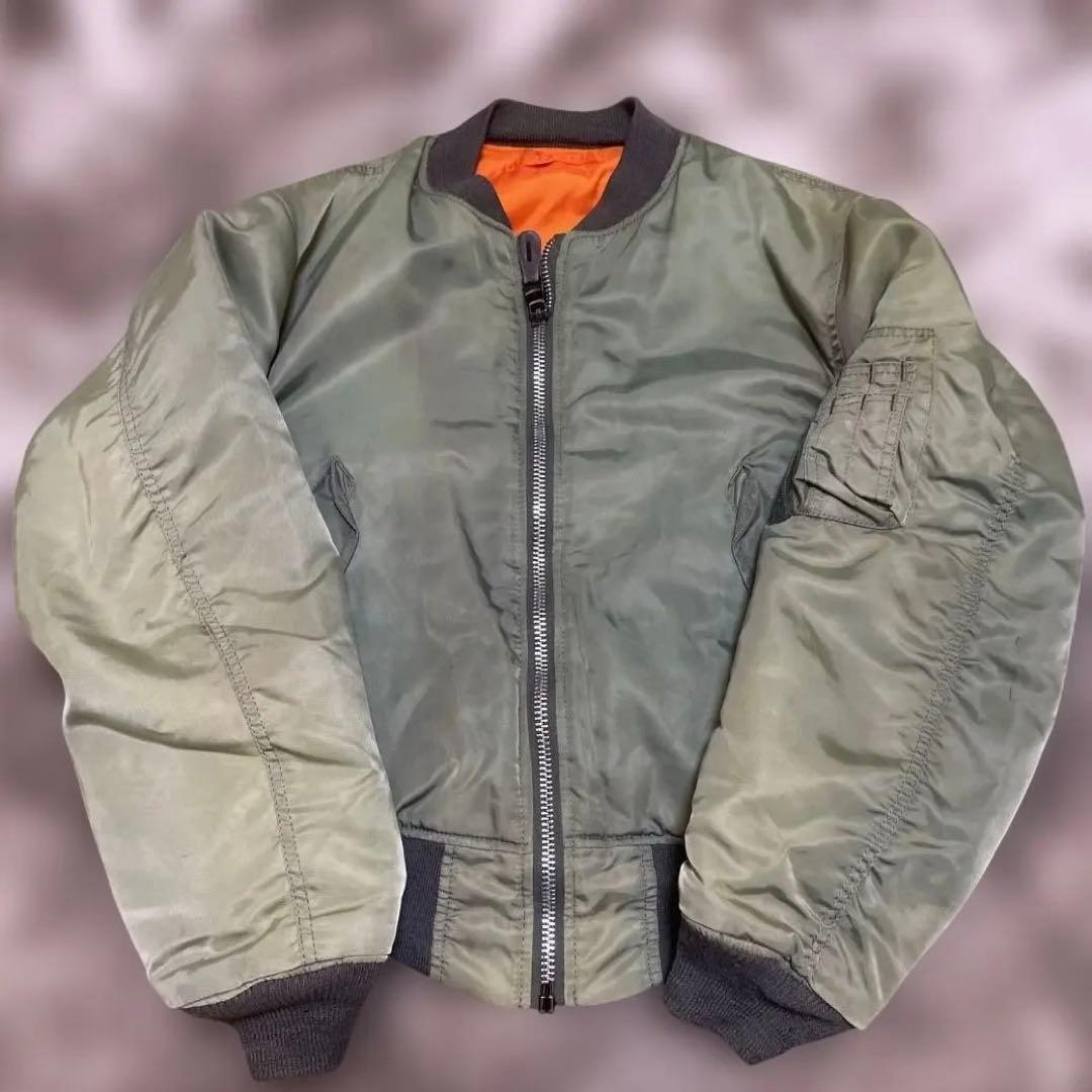 ト*ノ様 旧タグ・USA製/アルファインダストリーズ MA-1　フライトジャケッ