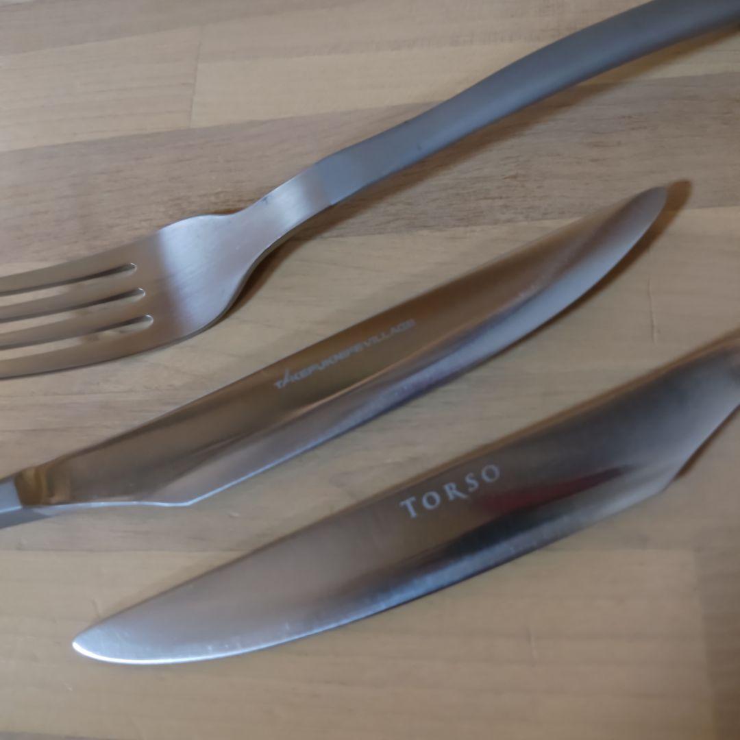 TORSO　ナイフｘ2、フォークｘ1　セット