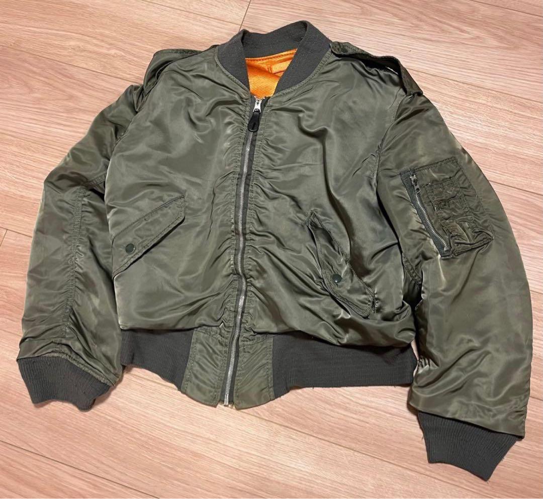 80s ALPHA アルファ L-2B 民間 ミリタリー 古着