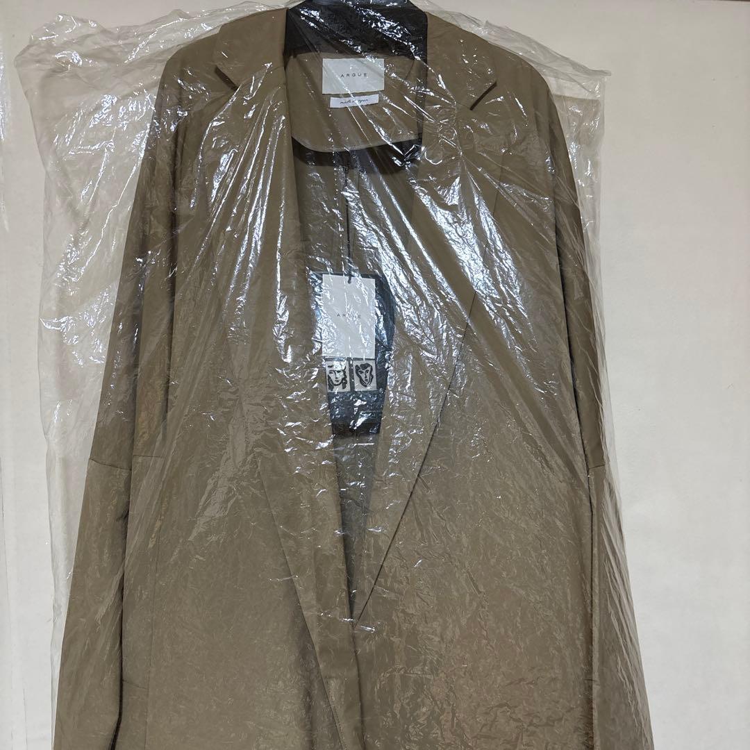 ジャケット・アウター ARGUE ESSENTIAL WIDE OVER TRENCH COAT