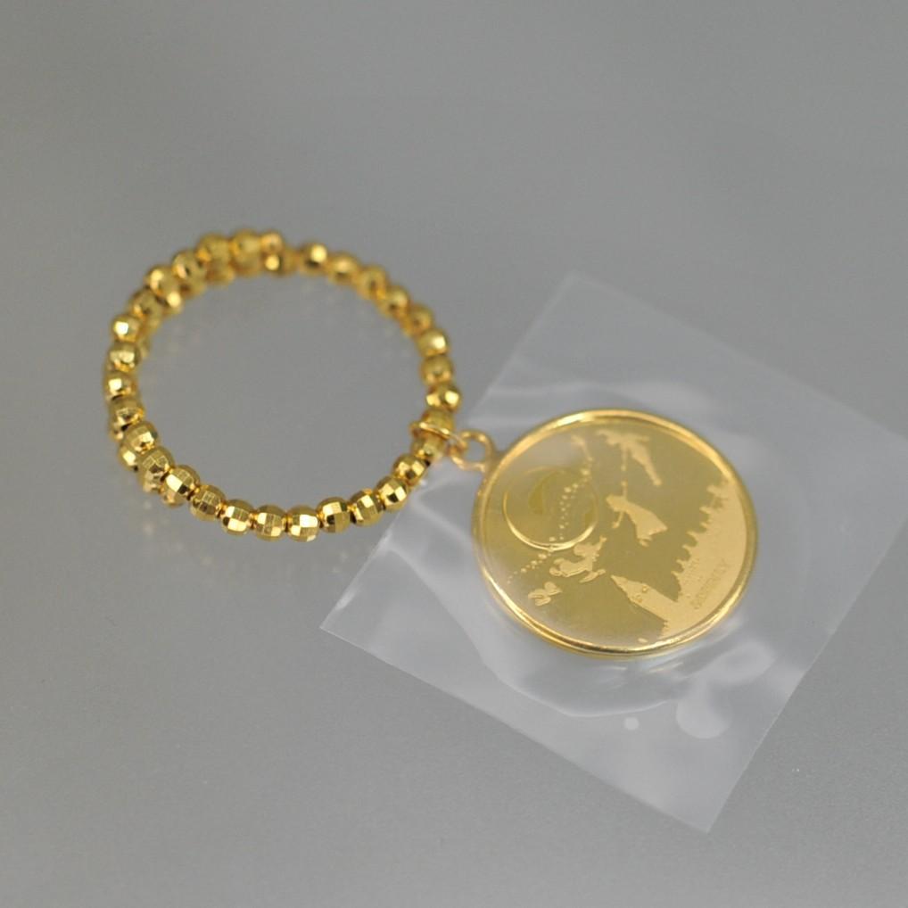 m*o様 Disney Tinker Bell　イエローゴールドのリング　未使用