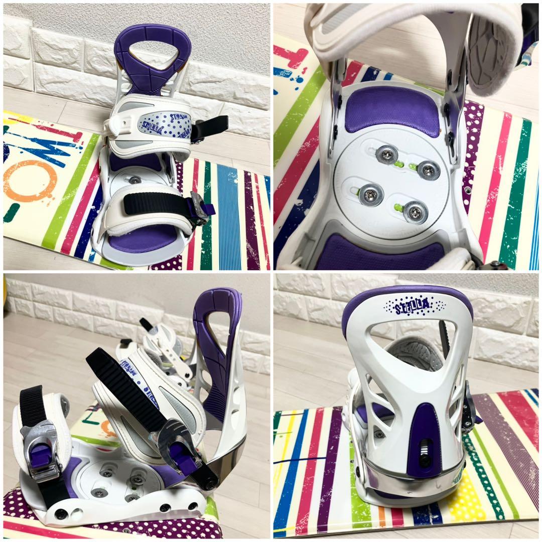 ケース付/TWO-b-ONE PAINTツゥービーワン スノーボードセット140