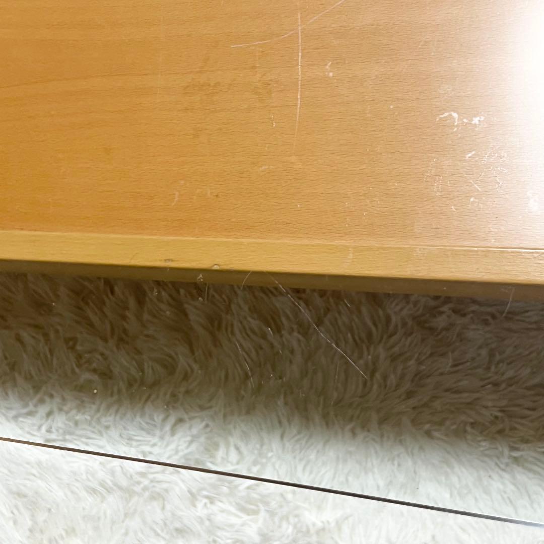 【良品】 ガラステーブル　ローテーブル 120 × 70 × 41 カリガリス