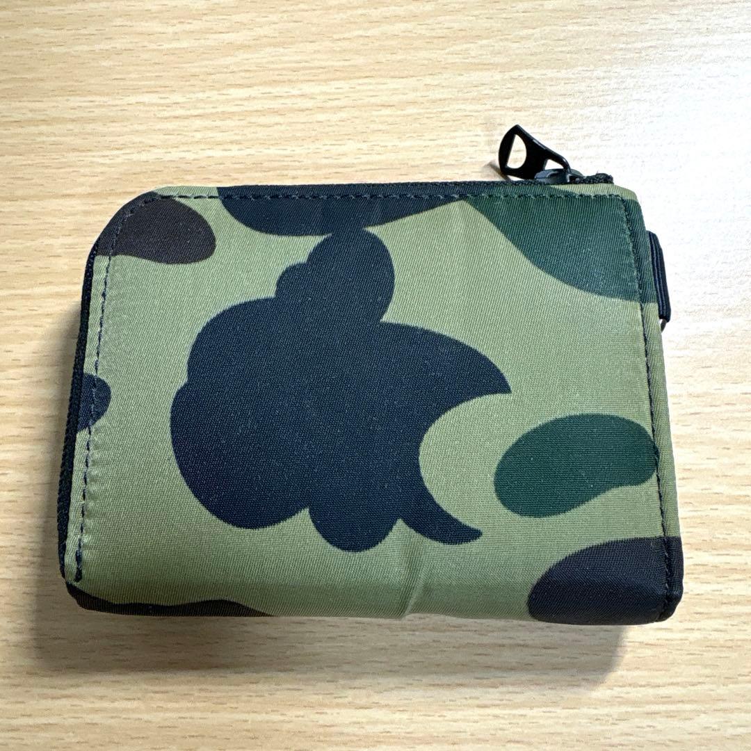 エイプ　ポーター　迷彩ミニウォレット PORTER BAPE カモフラ　財布
