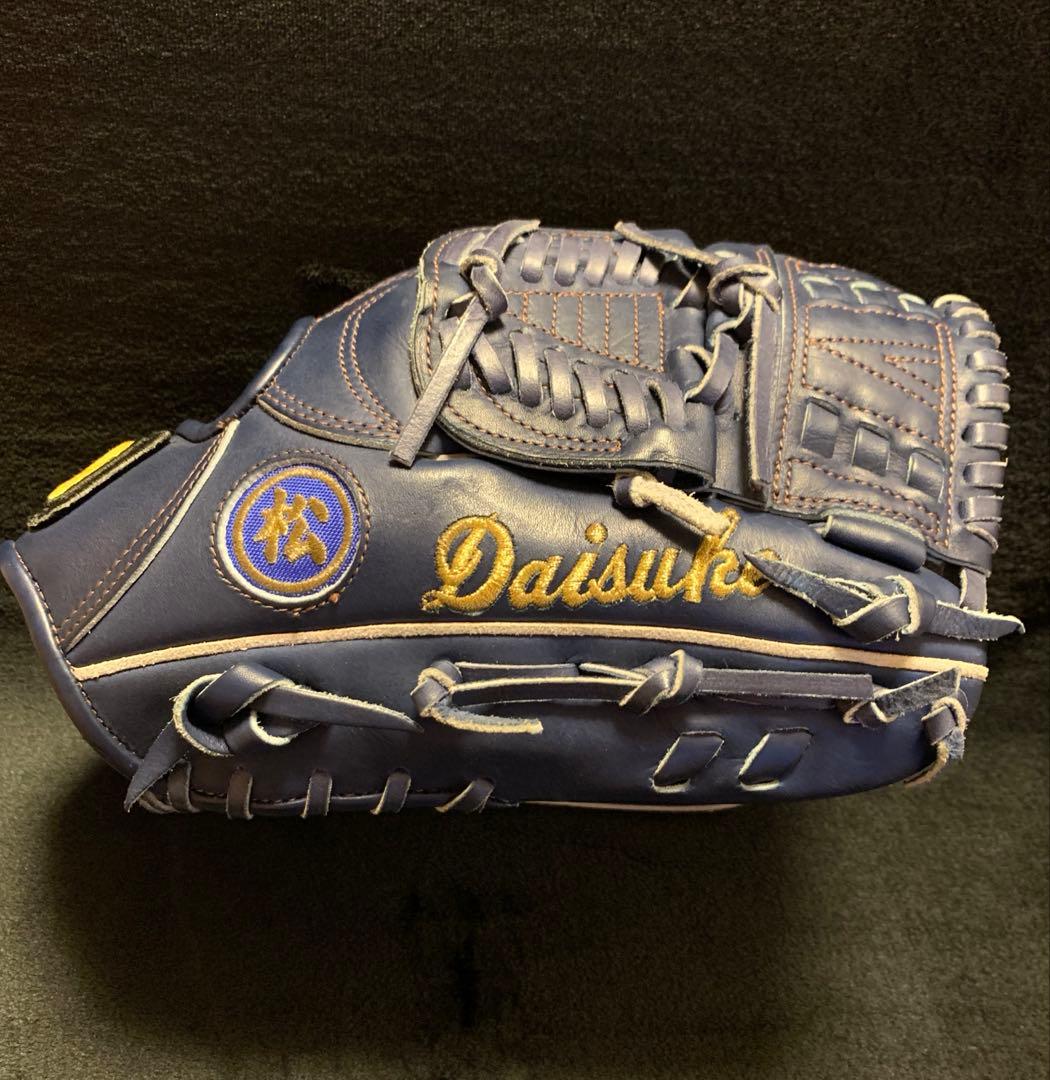 【希少】松坂大輔モデル/サイン入り/信義作/MIZUNO Pro/ビッグM