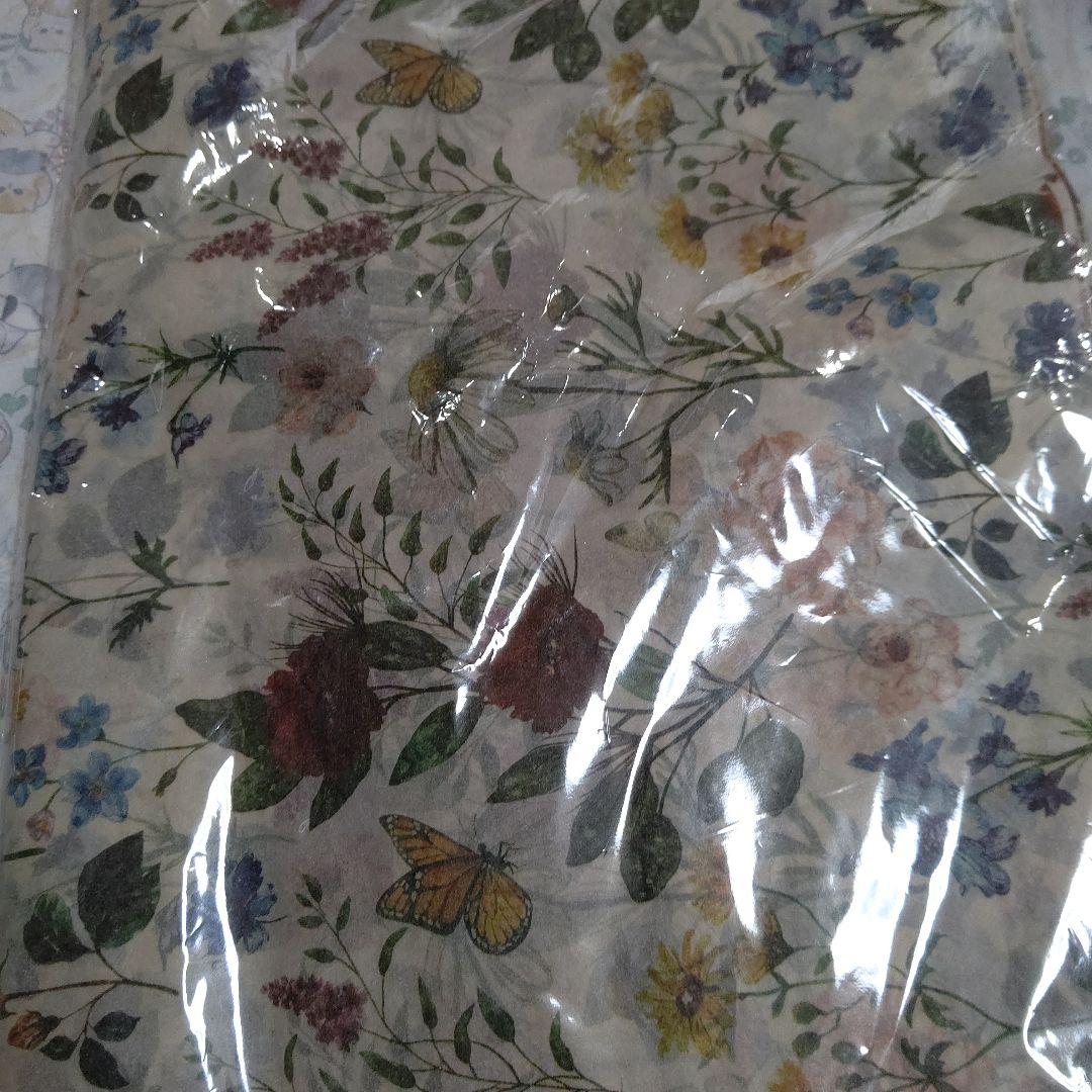 花柄・フルーツ柄薄葉紙