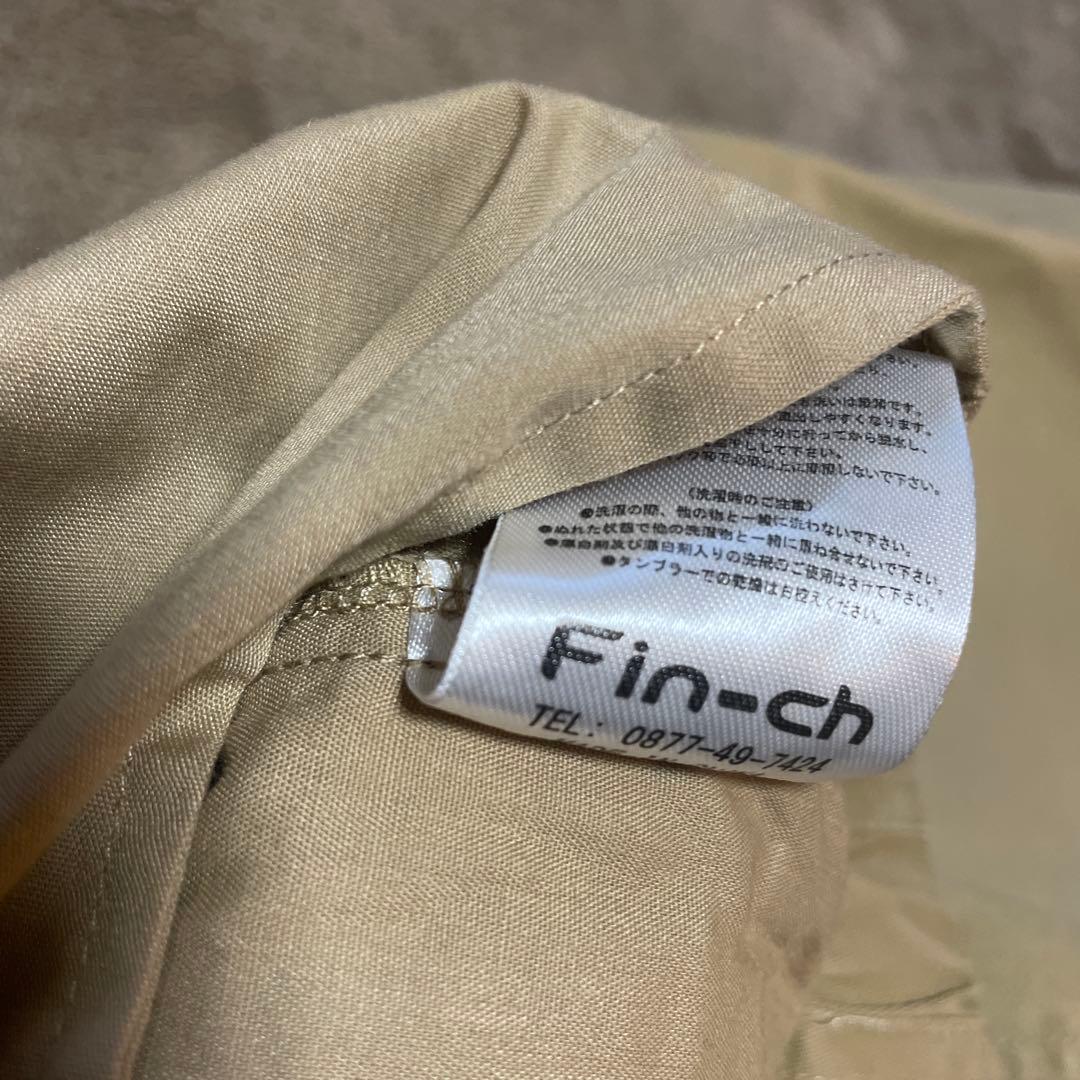 新品未使用Fin-ch Floreana10-chinochino 利休白茶色M