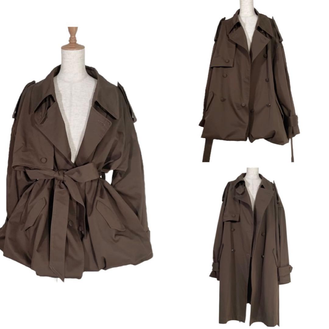【Fiction Tokyo】2Wayバルーントレンチコート