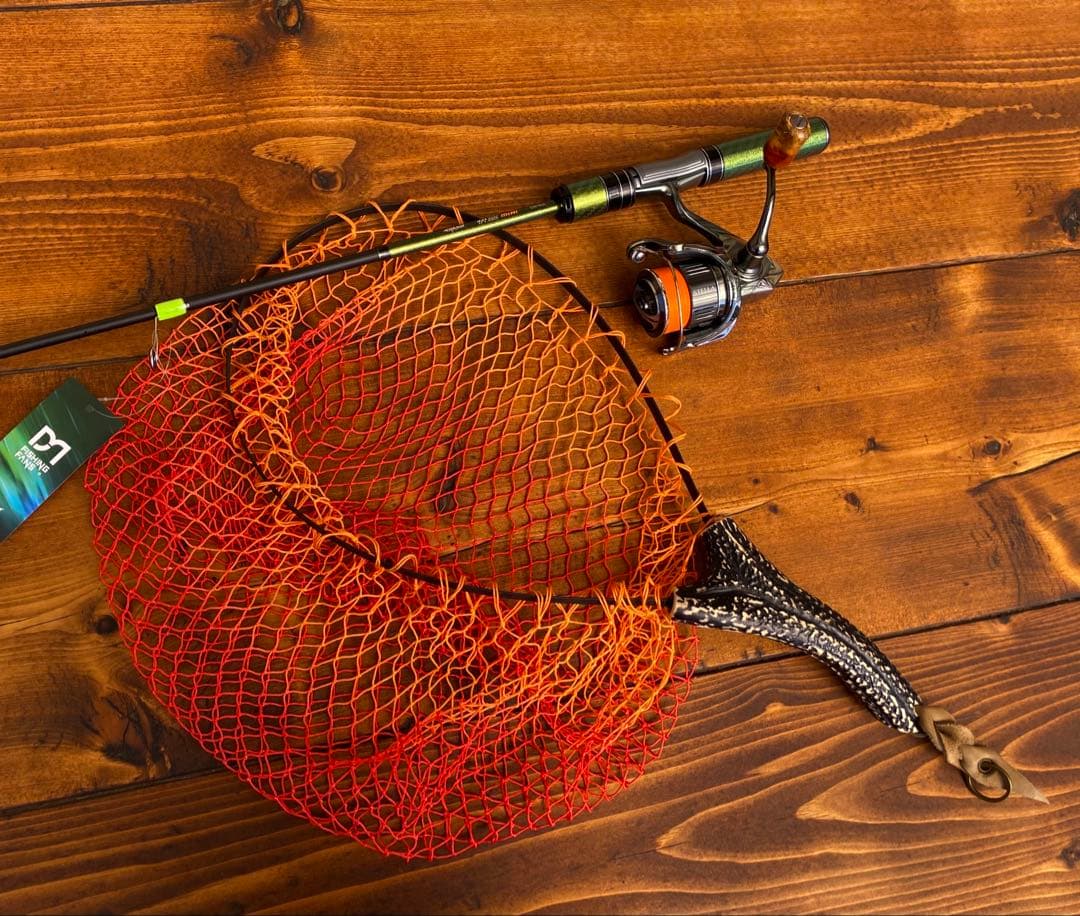 超コンパクト　トラウトロッド　5ft スピニングロッド グリーン　渓流釣り