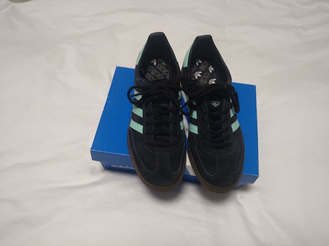 adidas　アディダス　 ハンドボール スペツィア　ブラックミント24.5cm