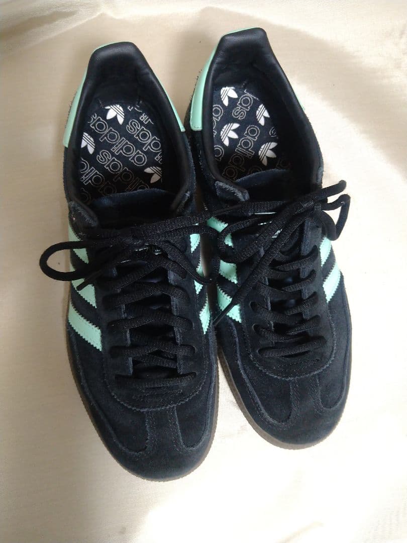 adidas　アディダス　 ハンドボール スペツィア　ブラックミント24.5cm