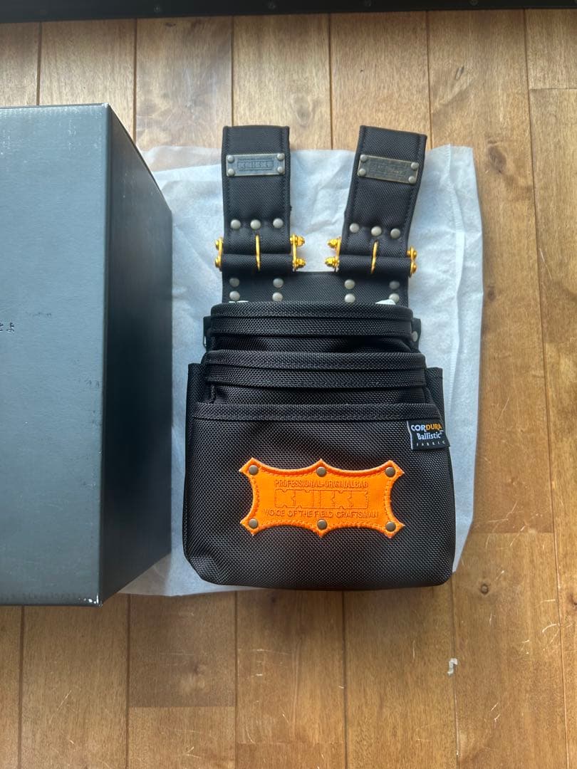 【新品未使用品】Knicks 腰袋　BA-301DDX 限定色オレンジ