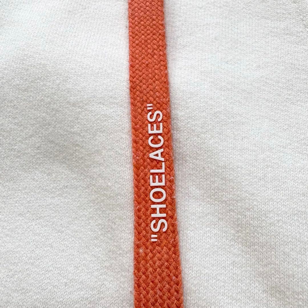 エース ✨美品✨オフホワイト　クロスアロー　パーカー　フーディ　バックロゴ