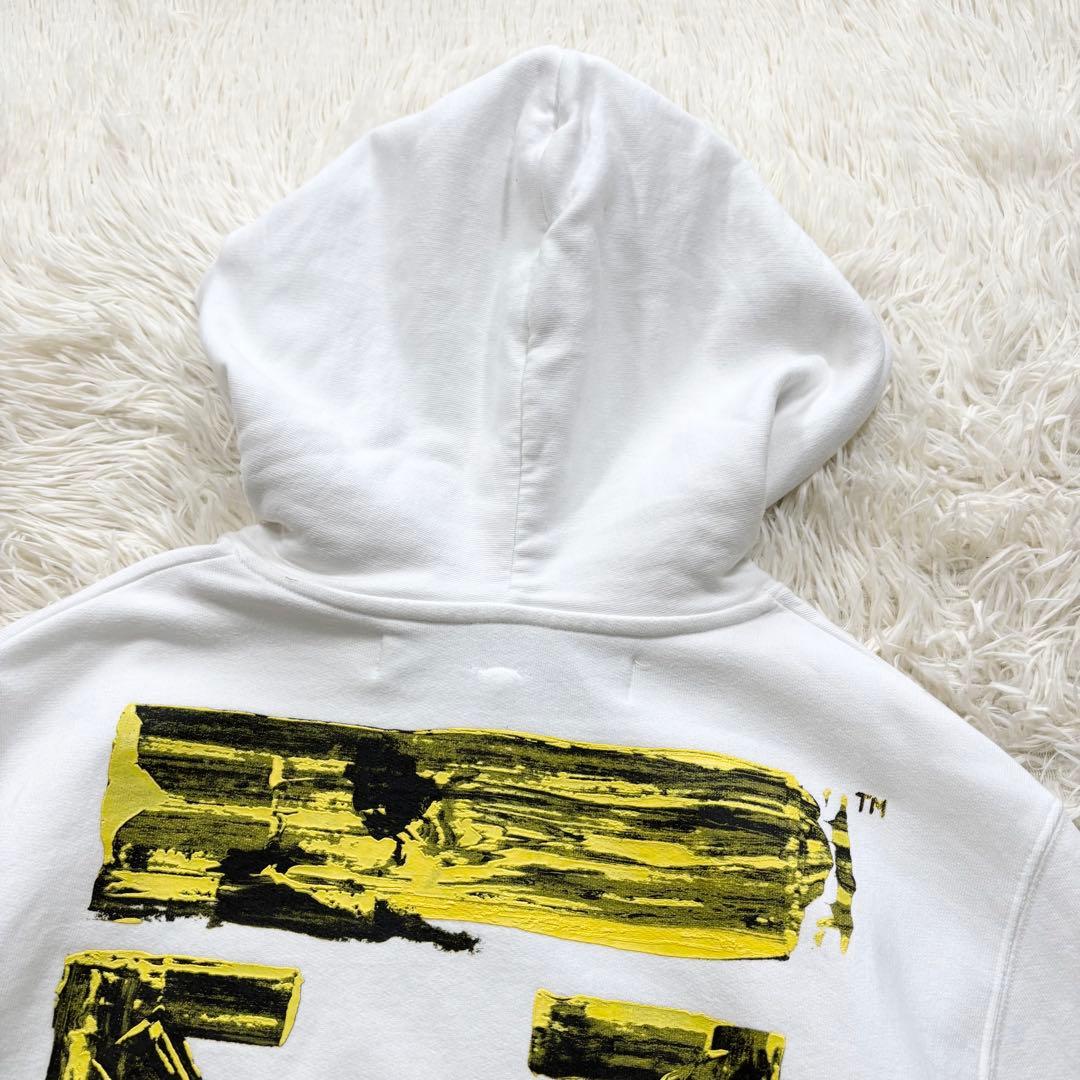 エース ✨美品✨オフホワイト　クロスアロー　パーカー　フーディ　バックロゴ