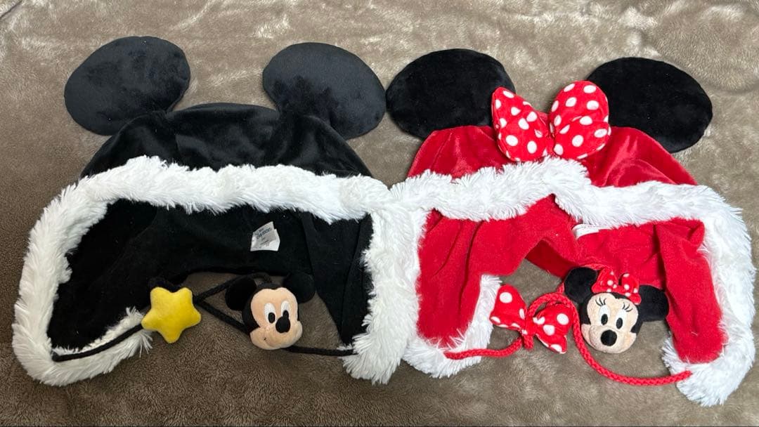 ミッキーミニー ファンキャップセット