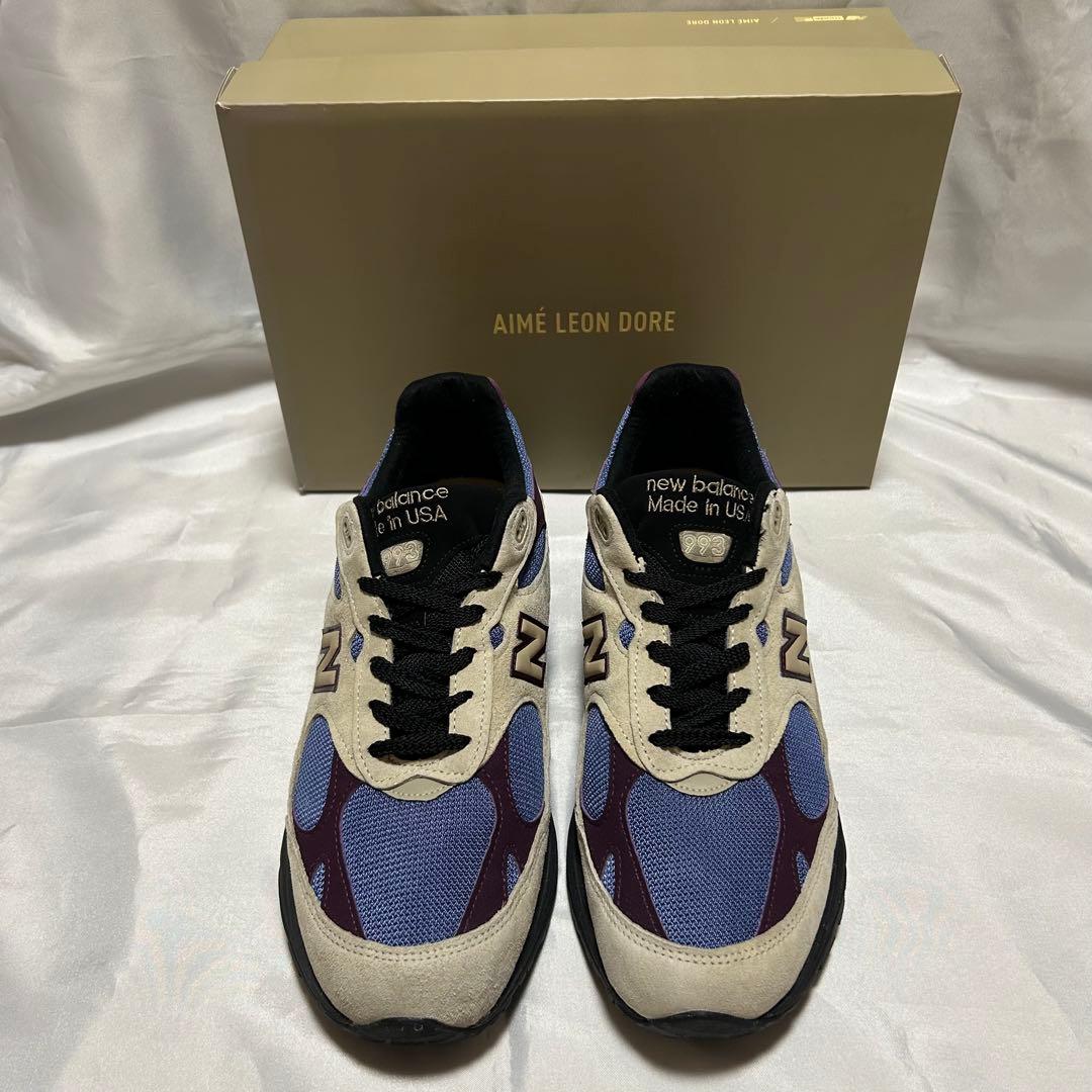靴 aime leon dore newbalance mr993all US12
