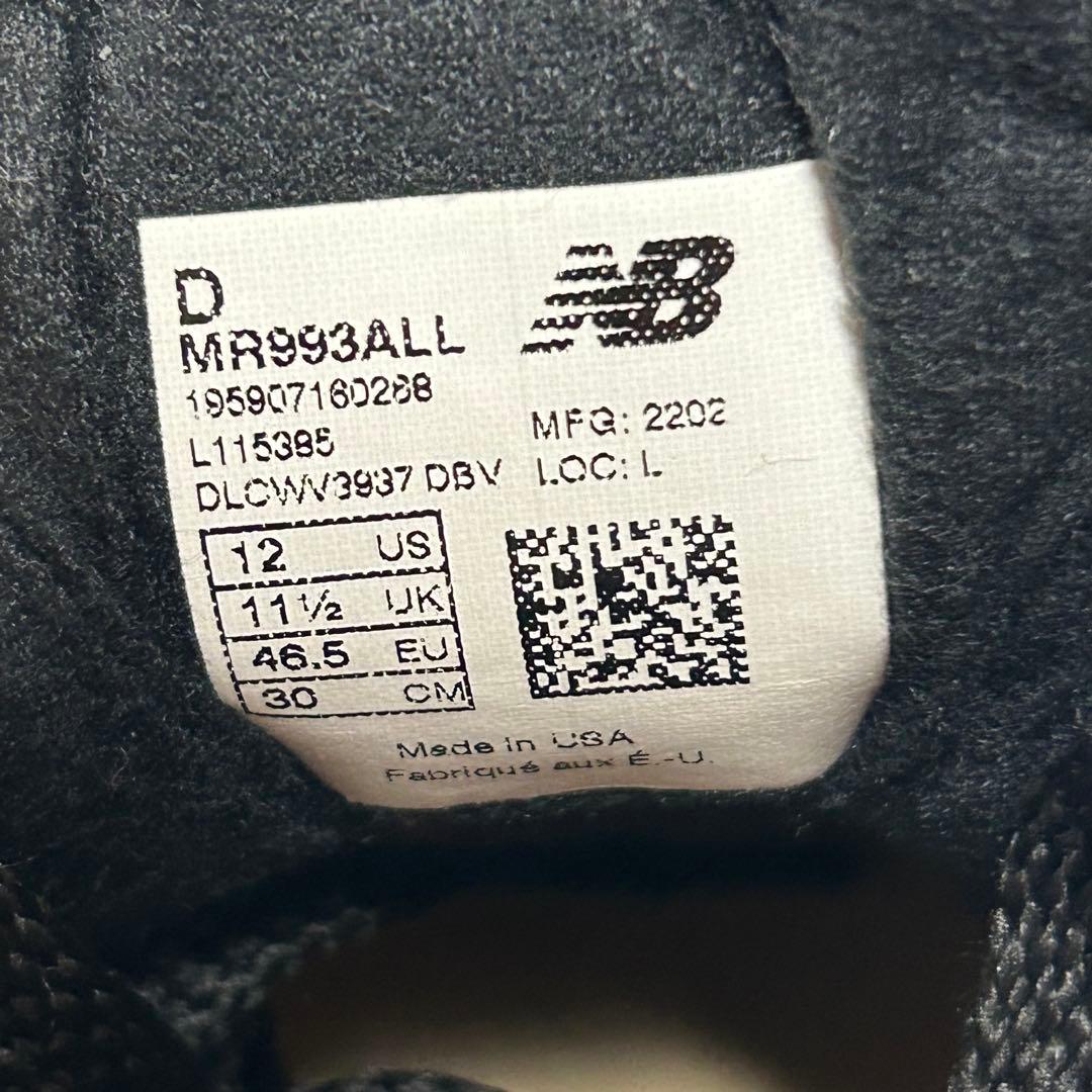 靴 aime leon dore newbalance mr993all US12